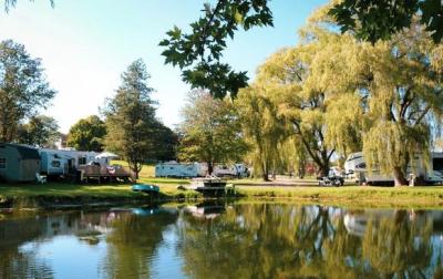RVs at campground